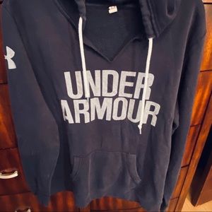 Donating soon Under armor distressed style hoodie